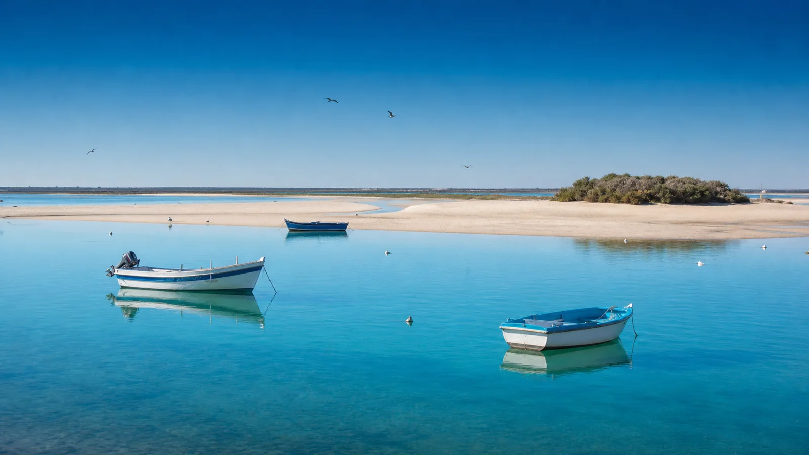 Stare miasto Faro i laguna Ria Formosa