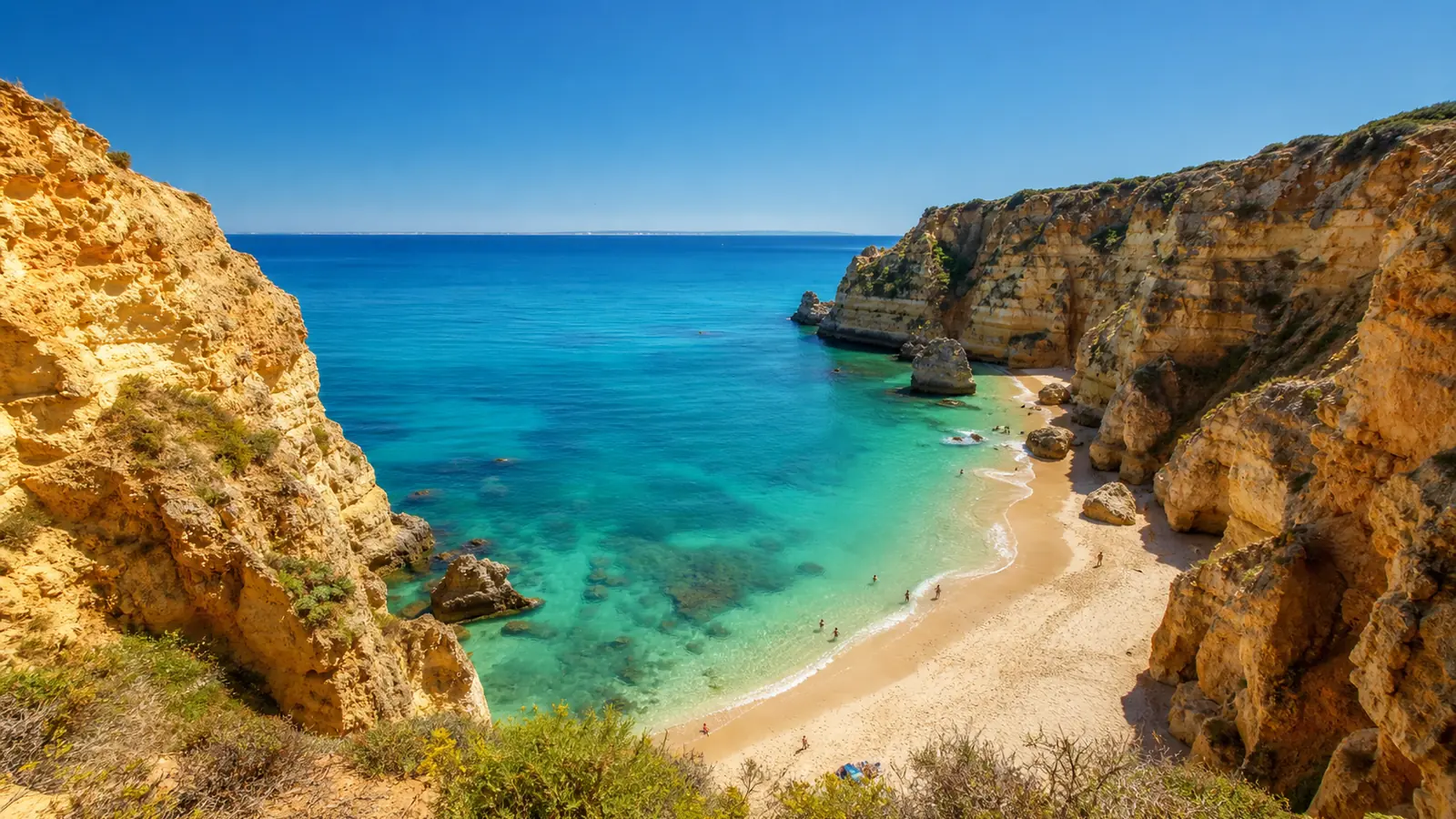 Nadmorskie miasteczko w Algarve