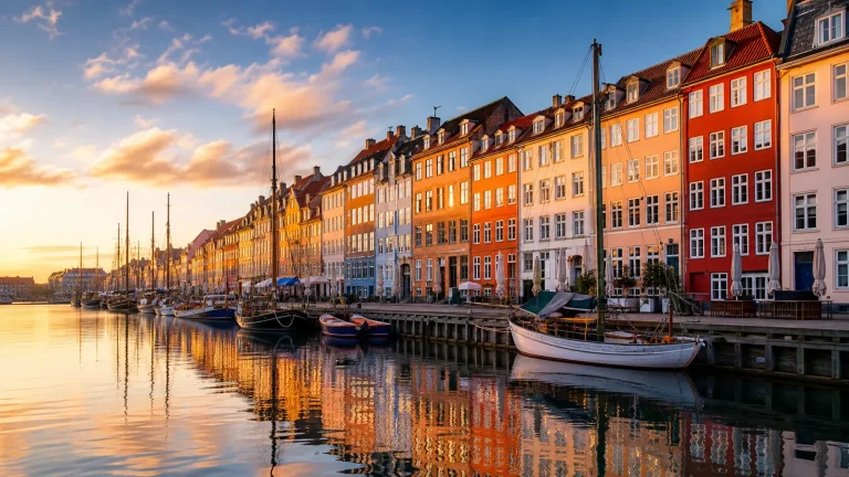 Weekend w Kopenhadze — port Nyhavn
